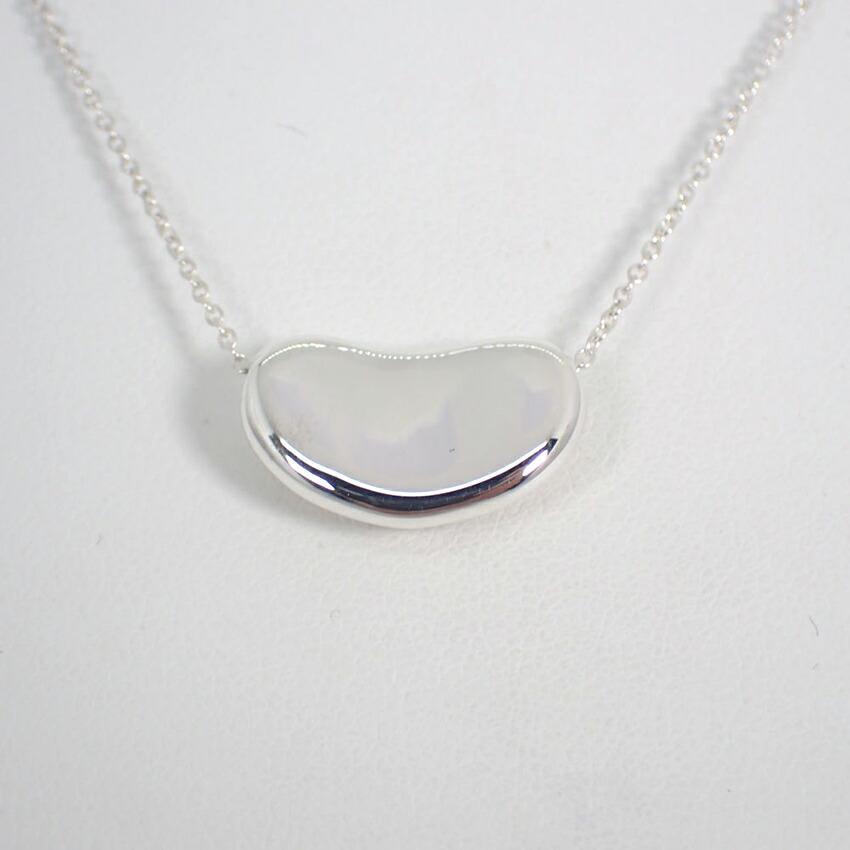 [Used] TIFFANY 925 Bean Pendant/Necklace/g536-24