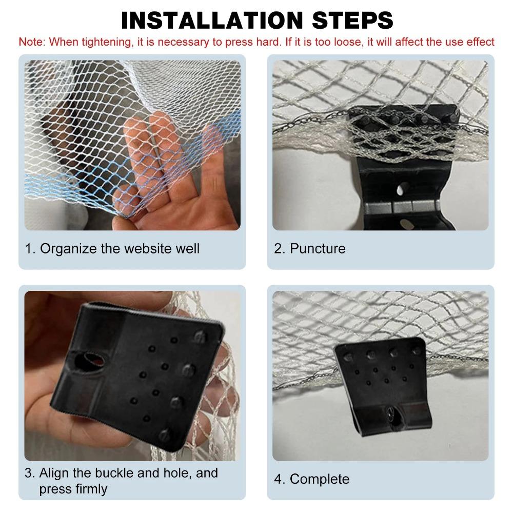 1~100pcs Butterfly Sunshade Net Clip Home Fence Installation Hook Greenhouse Film Sun Shading Net Clamp Outdoor Tent Hang Tongs