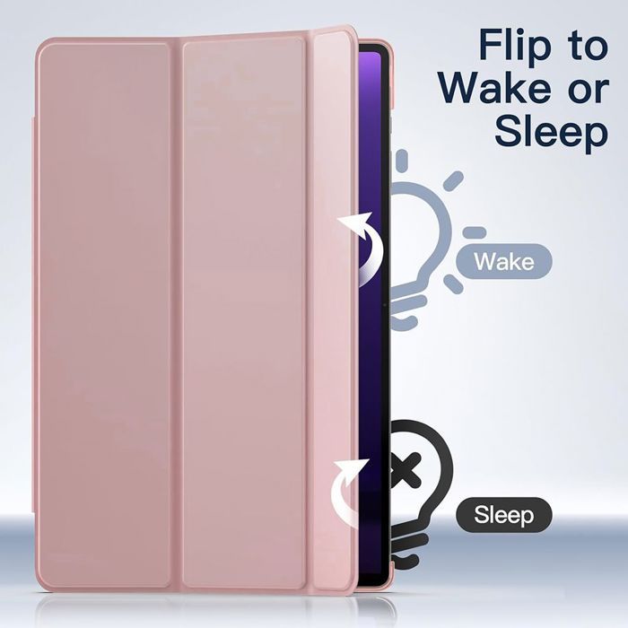 Coque + Verre Trempé - BOOLING - Xiaomi Redmi Pad SE 11" - Protection Silicone - Emplacement Stylet - Rose