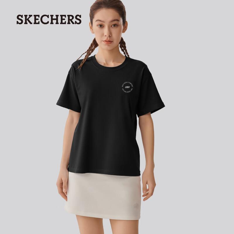Skechers Women s Classic Summer Knit Short Sleeve T-Shirt M