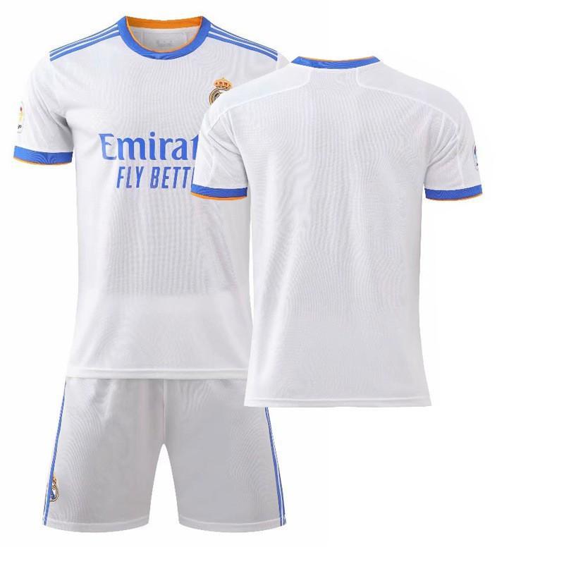 21-22 Home White 9 Benzema 10 Modric 7C Ronaldo Jersey 20 Vinicius Football