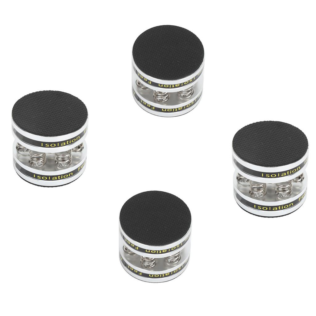 Preffair Speaker Isolation Feet Pad Spring Turntable Audio Feet Spikes Mat for DVD PlayerSilver