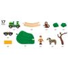 BRIO Safari Circle Set for ages 3 and Wooden Wooden Rail Gift 33720, up. [Toy, Toy, Rail, Set, (Birthday/Christmas)]