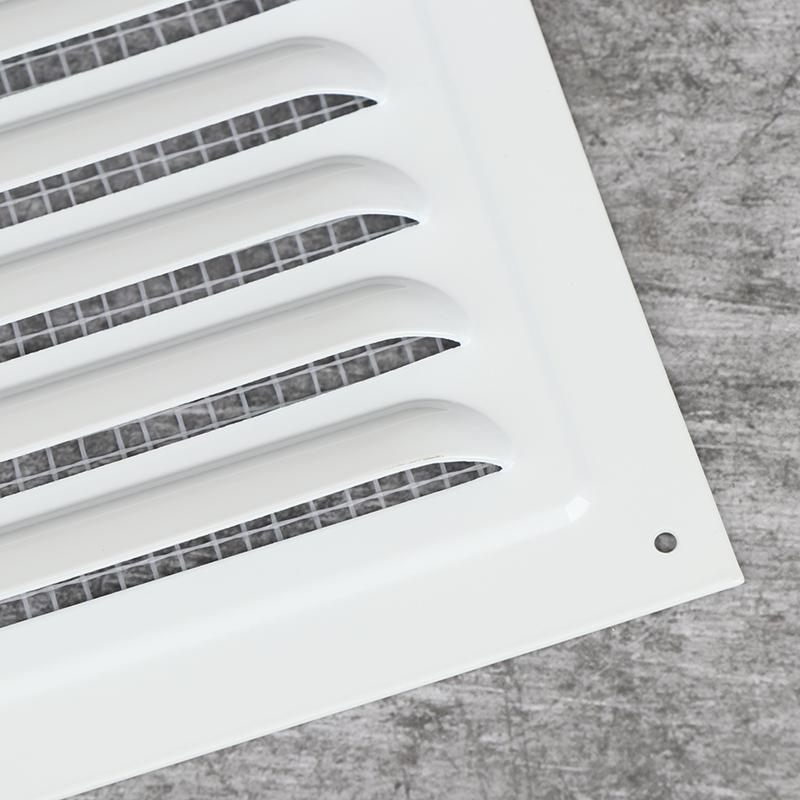 1Pc 100-250Mm Aluminum Alloy Air Vent Grille Air System Net Cover Screen Exhaust Outlet Square Heating Cooling Vents Plate