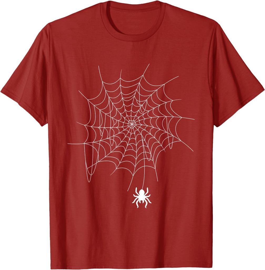 T-shirt insecte effrayant à motif toile d'araignée, facile à faire soi-même pour Halloween