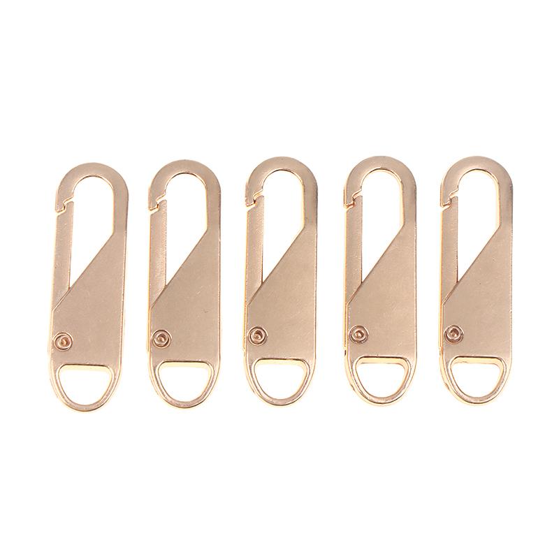 5/10/20Pcs Replacement Zipper Pulls Cord Extender/Zip Metal Pull For Backpacks Jackets Luggage Purses Handbags