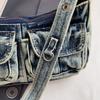 Vintage Denim Underarm Bag Women's Shoulder Bag