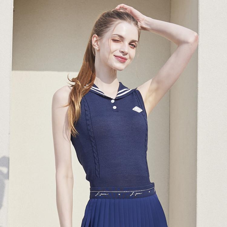 J.JANE Sailor Sleeveless Knit (Navy)