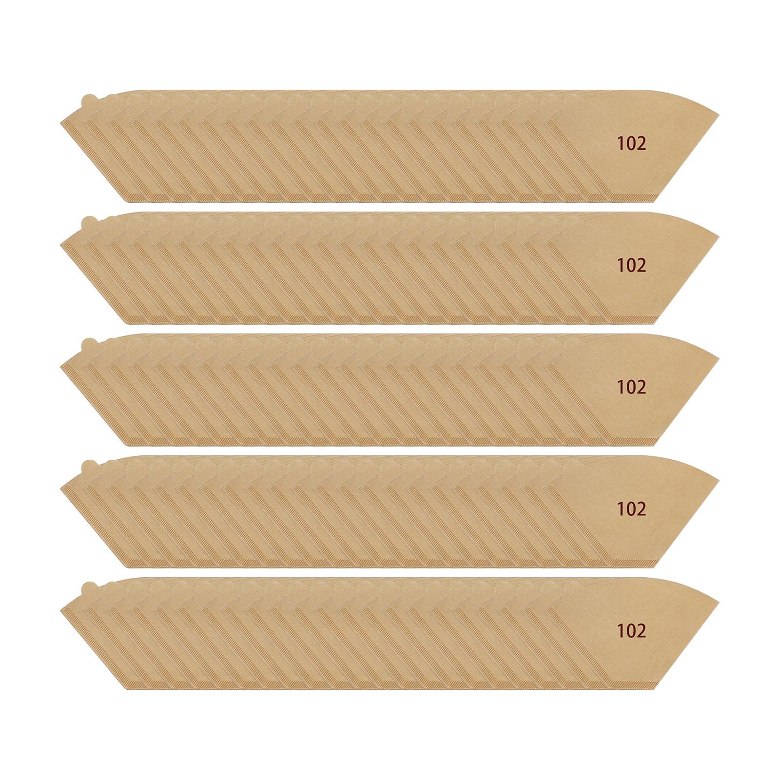 

Fan-shaped Drip Coffee Filter Paper For Hand-drip Coffee коричневий