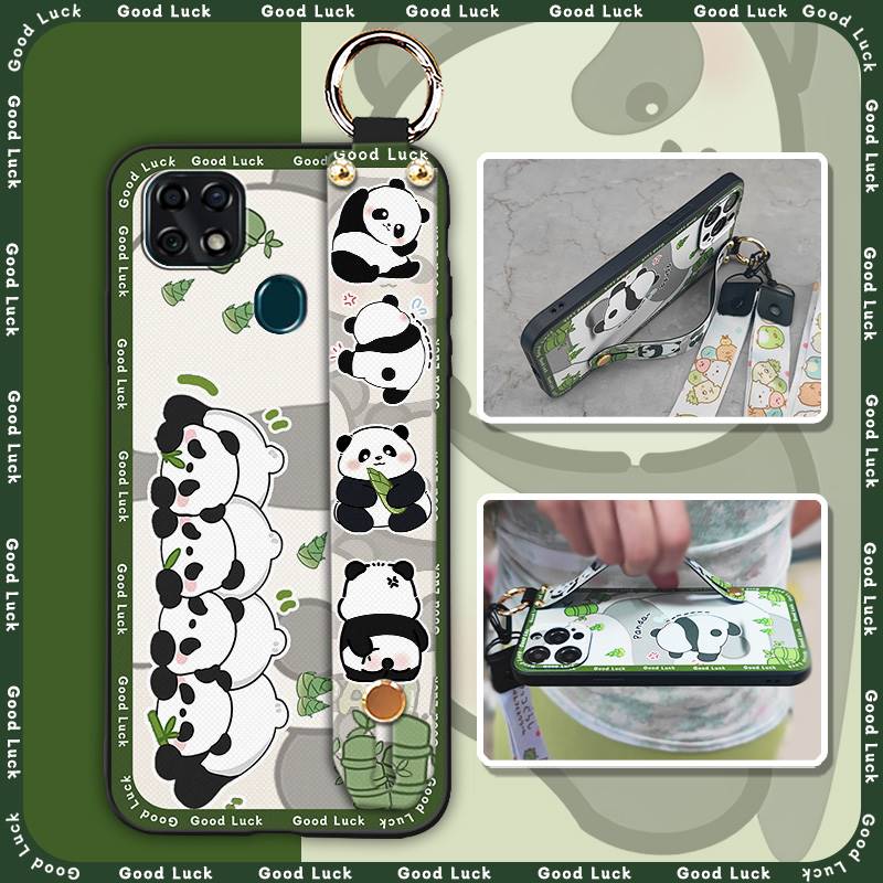 Kickstand Wrist Strap Phone Case For ZTE Blade V2020 Vita/Blade20 Smart/10 Smart Anti-knock Cartoon Soft case Waterproof
