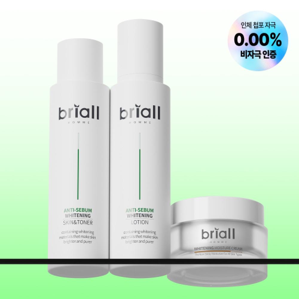 Briall Homme [Oil Management Honey Program] Anti Sebum Oil   Soothing Intensive Care 3 Set none