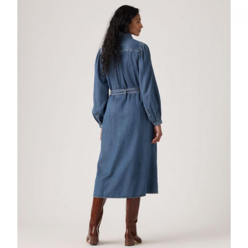 Levi S Women S Journey Long Sleeve Maxi dreSS 005ok0000