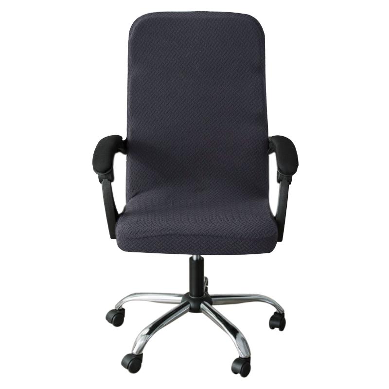 T Jacquard Office Chair Cover Computer Seat Covers Elastic Anti-slip Gaming Chair Slipcovers Washable Dustproof Chairs Case Home