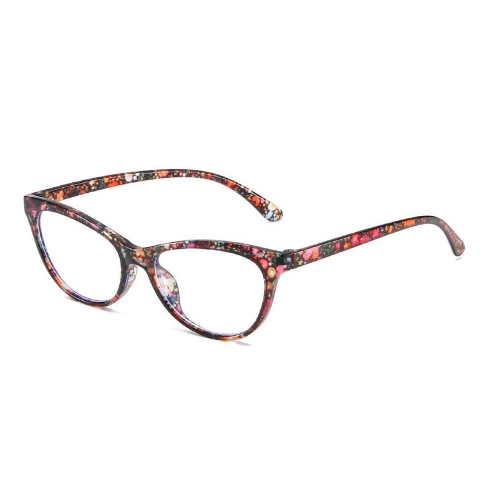 Flower Farsightedness Reading Glasses Anti Blue-ray Finished Far Sight Eyeglasses The Aged
