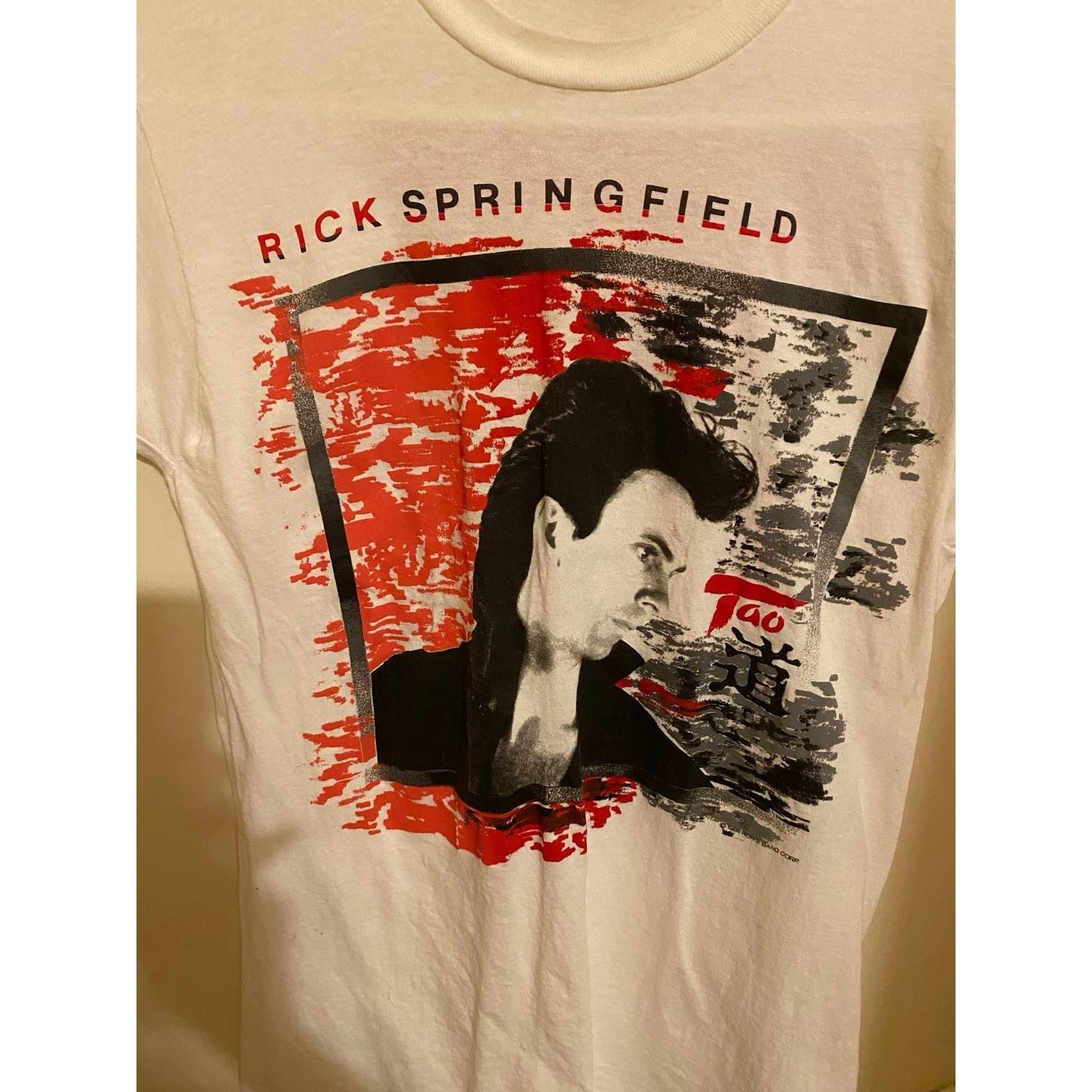 Rare Tao of Love Tour Rick Springfield Cotton S to 5XL Shirt SN724 XXXL
