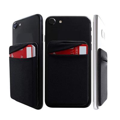 Phone Card Holder Strong Holder Lycra Back Cell Of Phone Adhesive Phone Card Mobile Phone Accessories