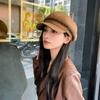 Hats for Women Autumn and Winter Japanese Retro Octagonal Hat Korean Style Fashion Versatile Painter Newspaper Baby Hat Fashion Baseball Hat