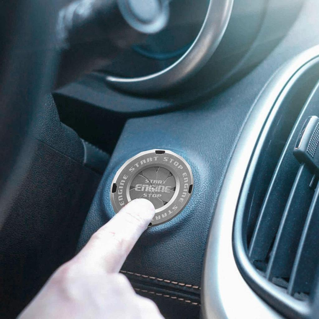 Engine Start Stop Button Cover | Universal Motorcycle Ignition Cover - Spin Ignition Protective
