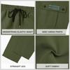 Men's Multi,Pocket Drawstring Work Pants