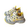 Children's Breathable Sports Shoes Boys' Fashionable Dad Shoes Girls' Rotating Button Lightweight Casual Shoes