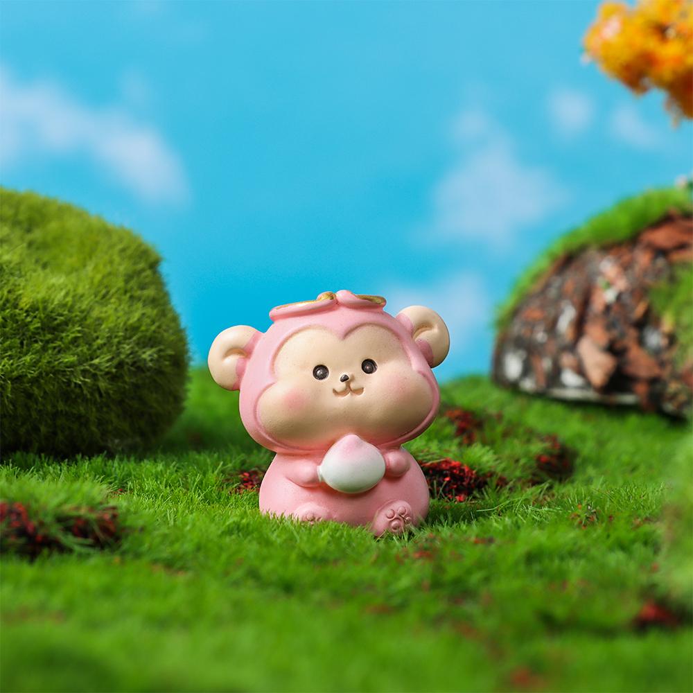 Niedliche Tischgarten-Dekoration DIY Mikro-Landschaftsbau Tiger Miniaturfigur Tierkreiszeichen