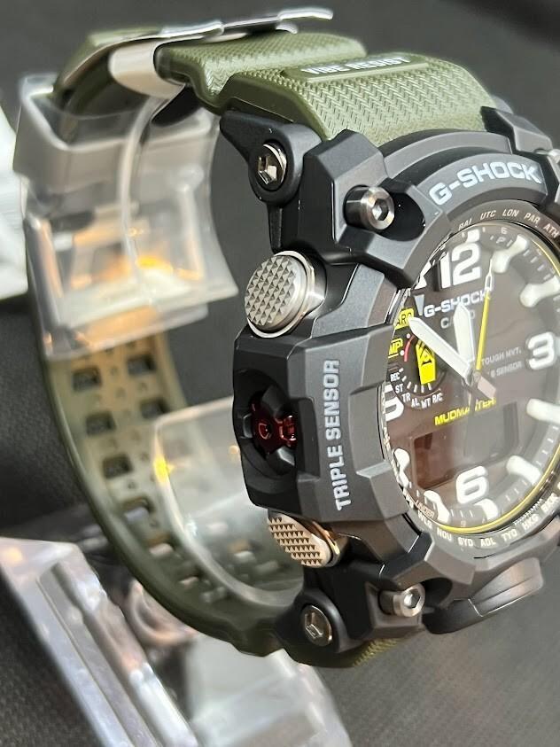 Casio G-SHOCK GWG-1000-1A3JF MUDMASTER Men Japan Green 56mm Khaki GWG-1000-1A3