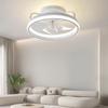 Stepless Dimming Ceiling Lamp 2 in 1 Electric Cordless Fan Creative Ceiling Fan  Office