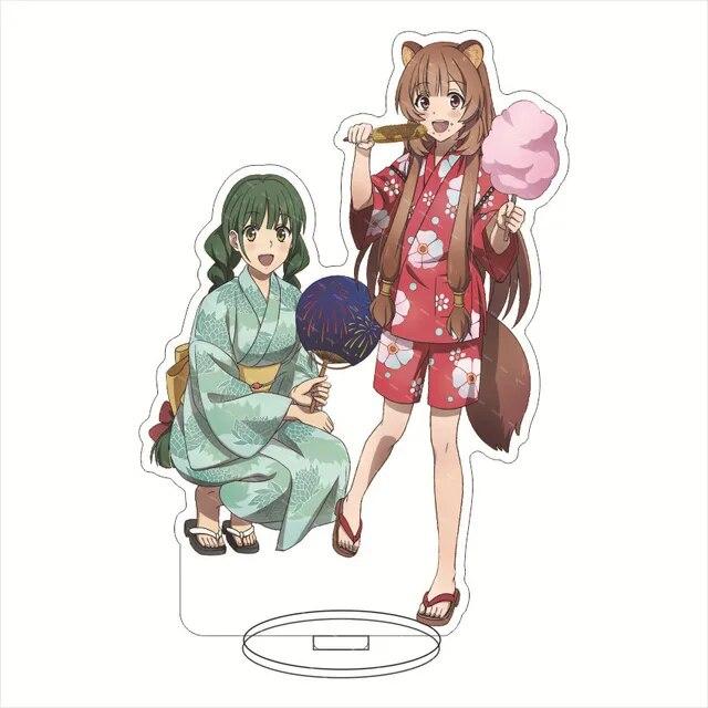 Anime Figures Raphtalia Filo Amaki Ren Action Cosplay Toys The Rising of The Shield Hero Acrylic Character Stand Model Dolls