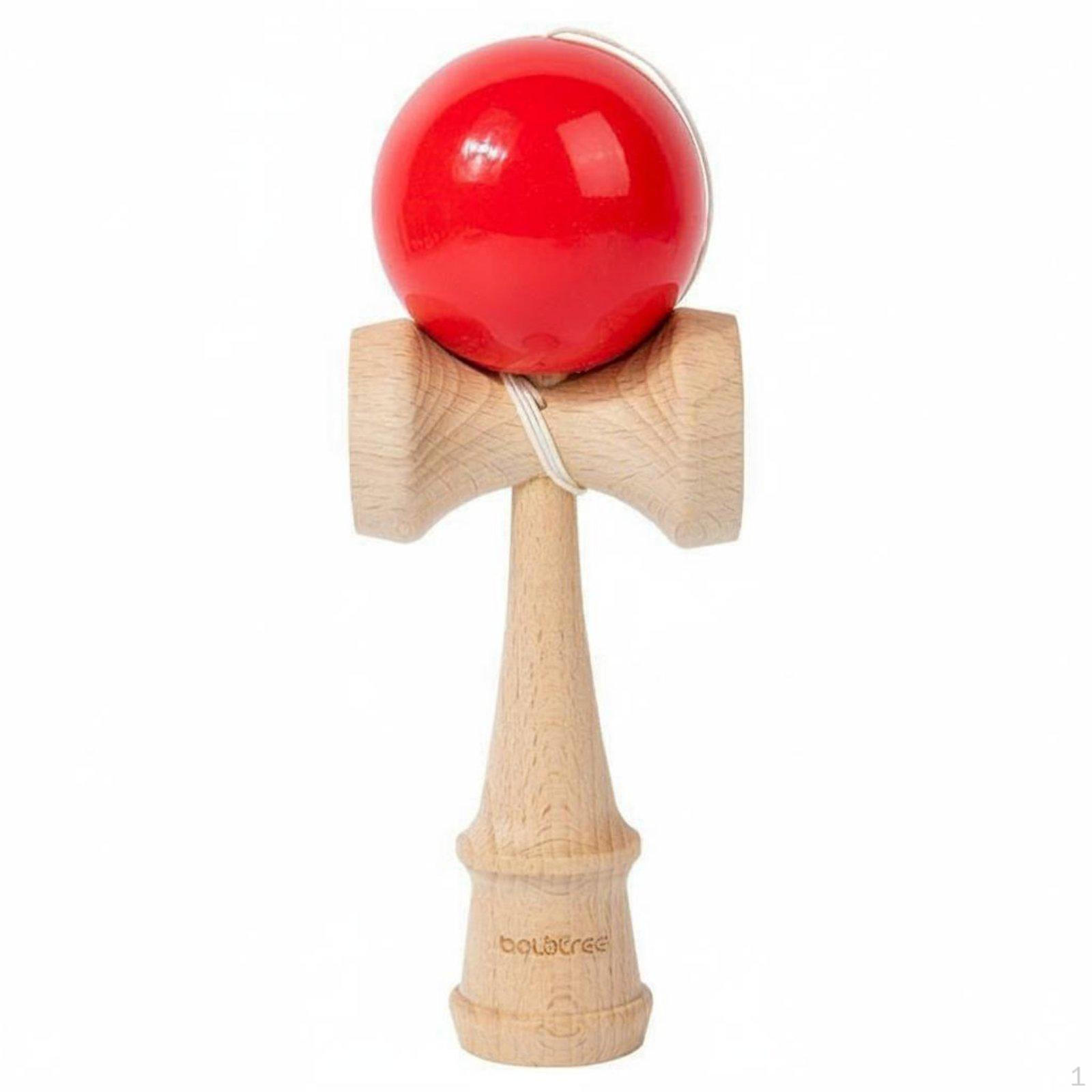 Wood Wooden Toss Game Toy Educational Ball in a Cup Smooth Surface for
