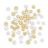 14K Gold-Filled Snowflake Flower Cup Spacer Beads for DIY Jewelry and Bracelet Making