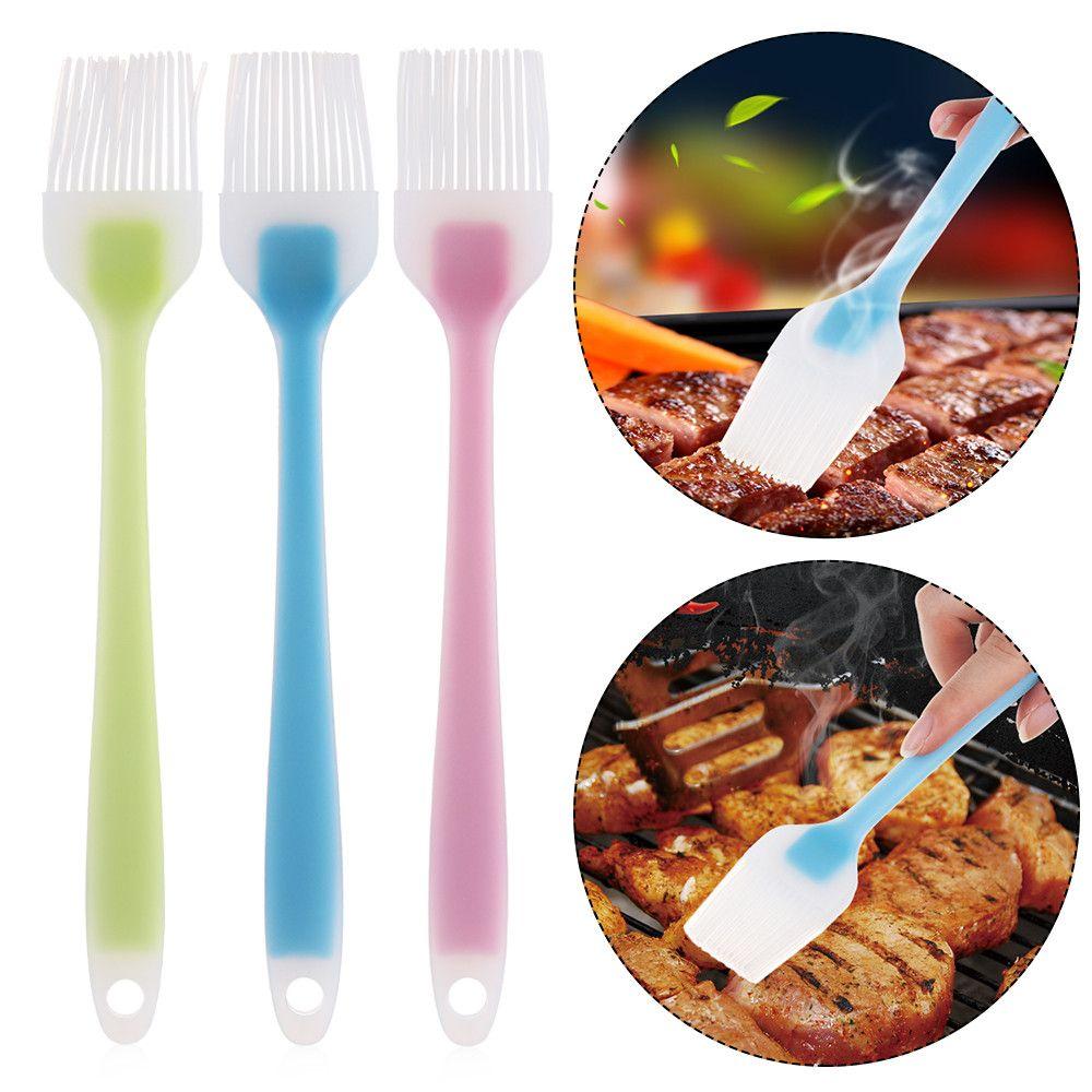 

New Cooker Pastry Translucent Baking Tool Silicone Brush Cooking рожевий