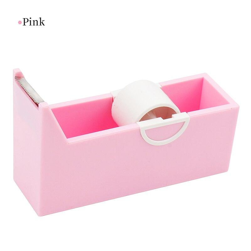 6 Colors Eyelash Extension Tape Holder Base Lash Adhesive Tape Cutter Dispenser Grafting Lash Plastic Rotating Makeup Tool New