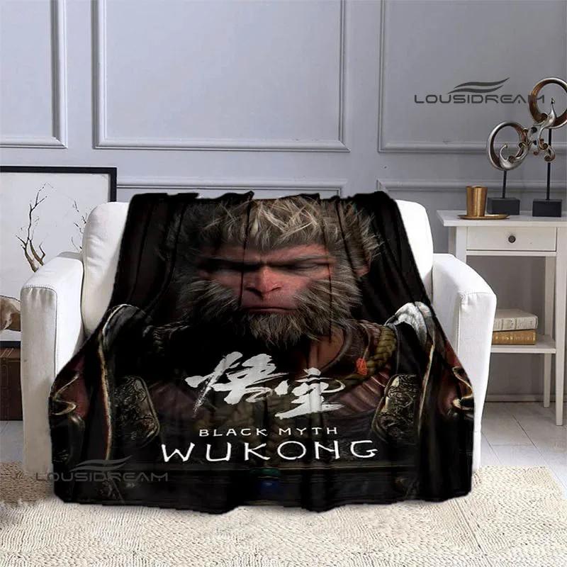 3D game Black Myth: WuKong Printed blankets Warm Flannel blankets Soft and comfortable blanket bed linings Birthday Gift