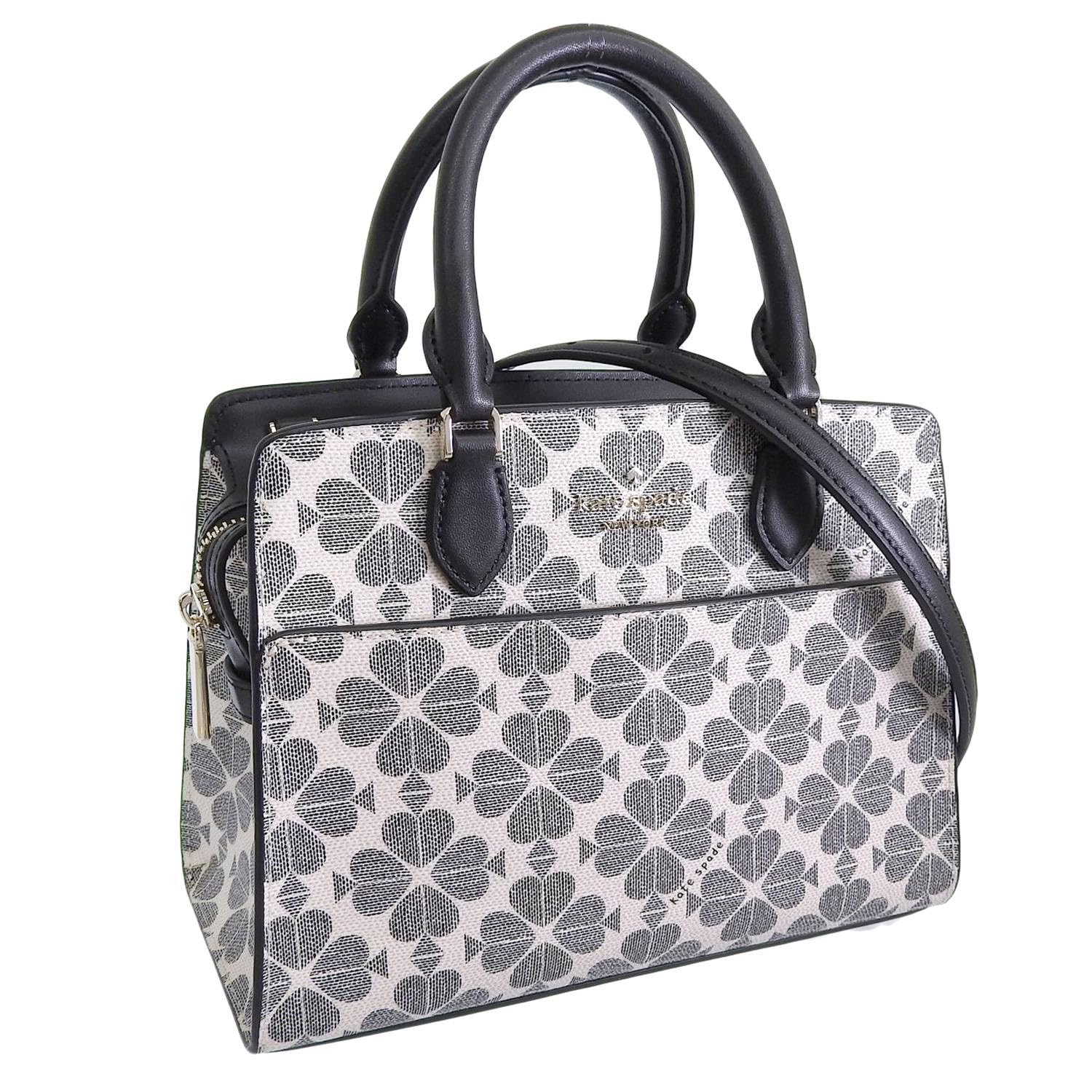 

Kate Spade Women s Shoulder Bag, 2-Way Crossbody Handbag, Multicolor Spade Flower Small Satchel KI792 (Black MultiBlack) [Used]
