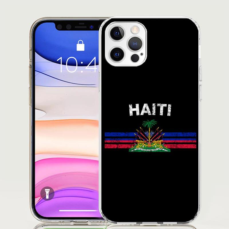 Haiti Haitian Flag Phone Case For iPhone 17 Air 16 15 Plus 11 14 Pro Max 13 Mini 12 7 8 + SE Pattern Art Customized Cover 17 Air