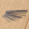 20pcs Hole Opener Drill High Speed Steel Twist Drill Bit Wear-resistant Effort Saving for Hardwood Plastic Rubber
