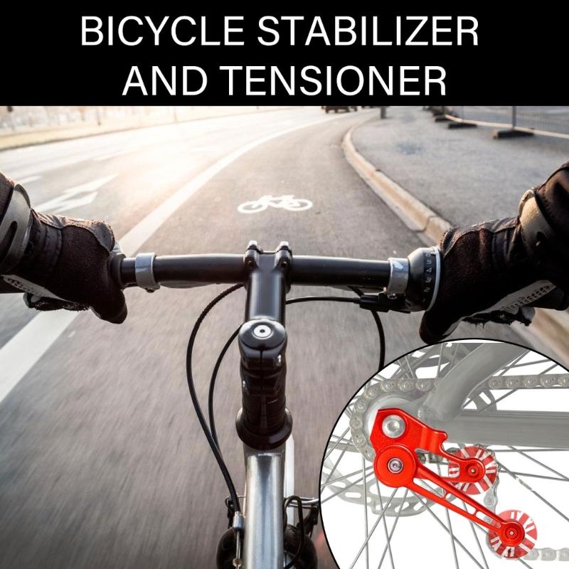 Bicycles Chain Stabilizer Guide Folding Bike Tensioner Tail Hook Chain Press Aluminum Alloys Bike Chain Tensioner