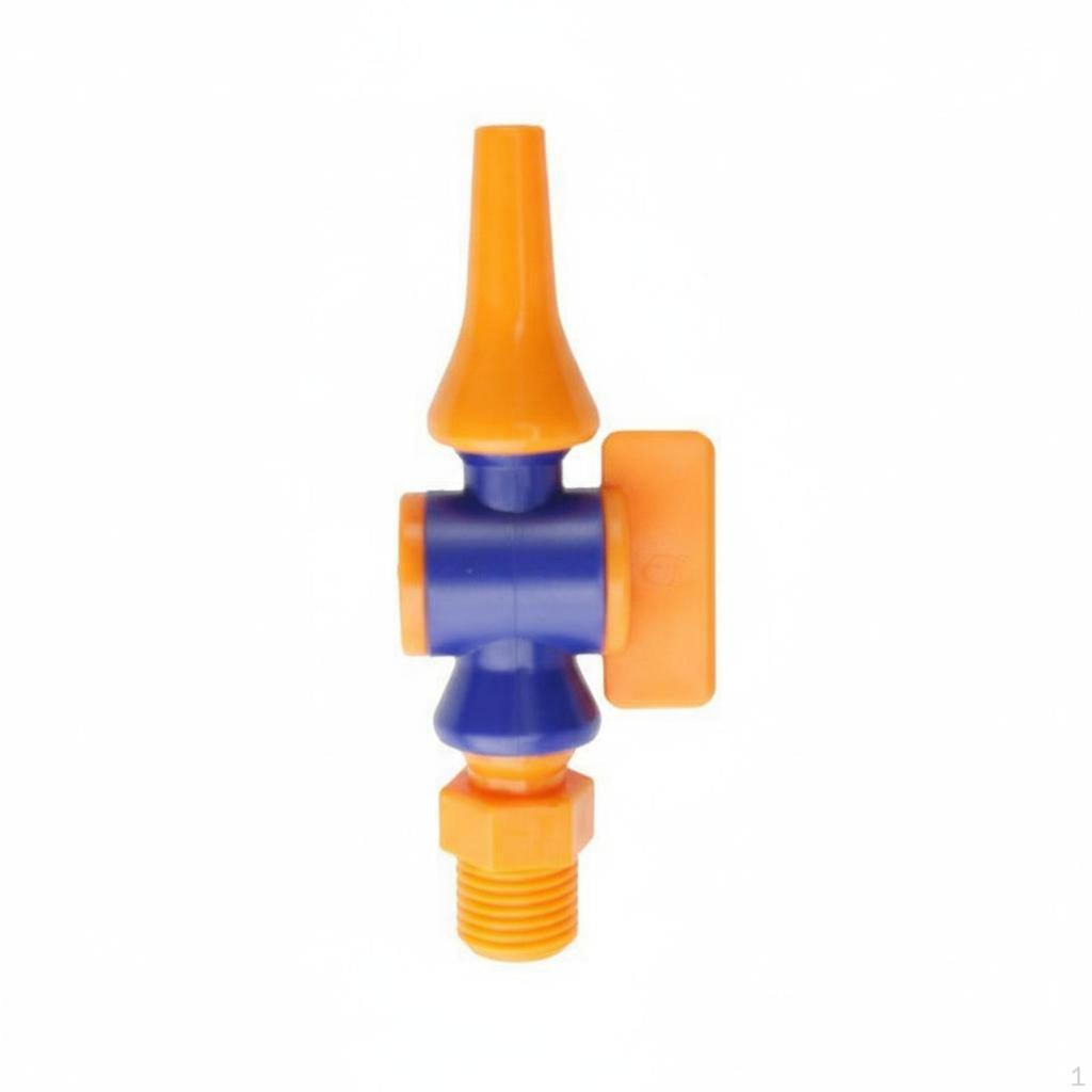Lightweight Flat Head Water Jet Nozzle for Assembly Line, Machine Tool, Workshop 1/8 12MM