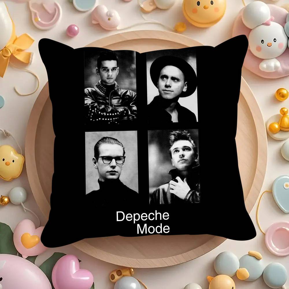 Band D-depeches black Mode  Pillowcases cushion covers living room sofas home decor gifts