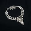 White Topaz Gemstone : 925 Sterling Silver Handmade Necklace Jewelry