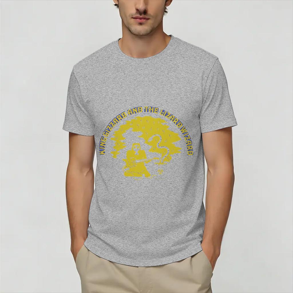 Unisex TShirts King Gizzard And The Lizard wizard Vintage Cotton Tees Short Sleeve T Shirt Crew Neck Clothing Plus Size