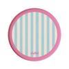Round Plaid Hard Diatom Mud Coffee Tea Coaster Thermal Insulation Pad Office Non-slip Absorbent Pad
