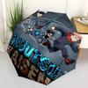 1 PC Automatic Folding Umbrella - Jujutsu Kaisen Pattern Portable Foldable Design With 8 Ribs Christmas Birthday Gifts