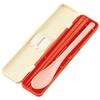 Skater Chopsticks Spoon Combination Set 18cm Antibacterial Treated Lunch Box for Adults Comes with Silicone Cushion and Doesn't Make a Sound Made In J