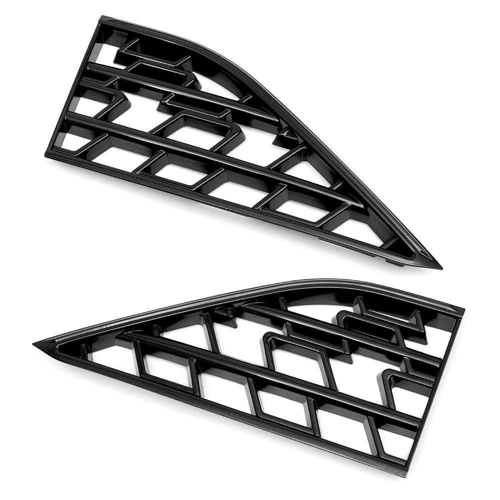 

FRONX Exclusive Bumper Grille Design Cover Garnish Piano Black FRONX Front Grille Bumper Custom Parts Accessories Dress Up M YOURS [2 Pieces]