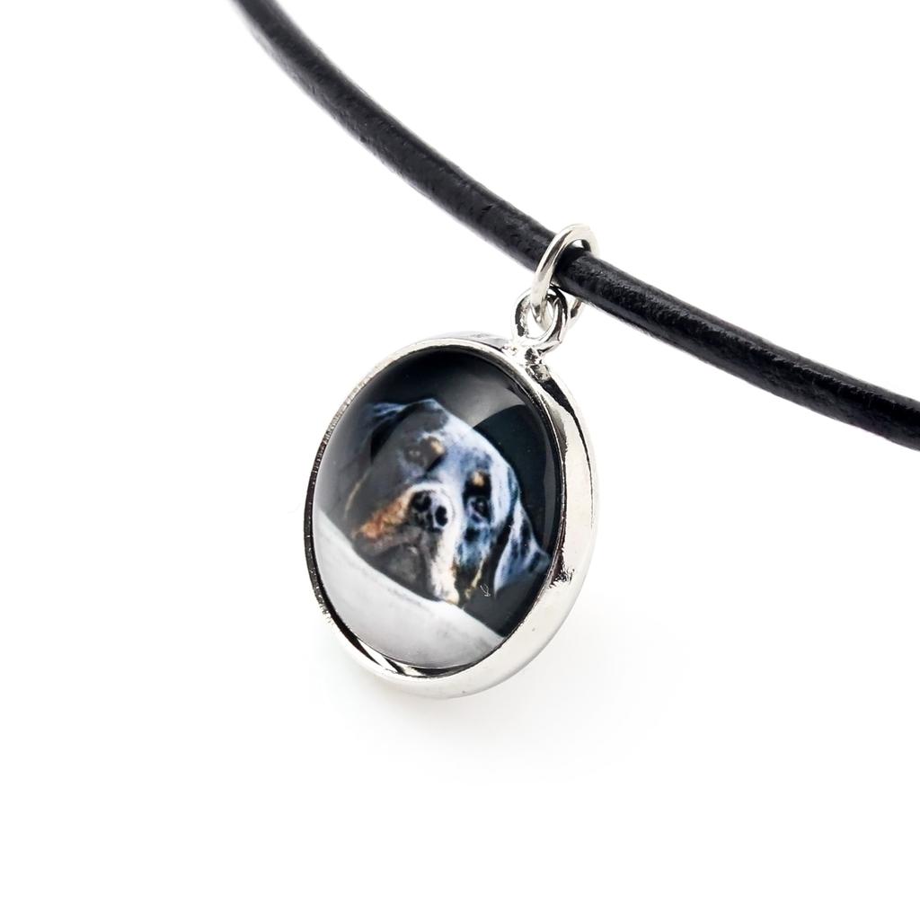 Rottweiler, Rott, Rottie - necklace pendant with your photo, handmade, handcrafted jewelry by Art-Dog brand
