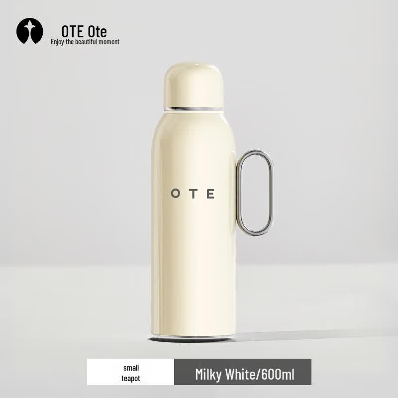 OTE 316 Stainless Steel Insulated Bottle 600ml молочный белый