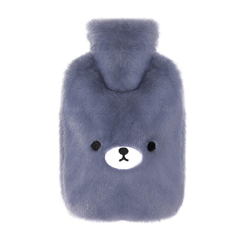 Large Plush Hot Water Bottle for Women - Cute Hand Warmer & Belly Compress