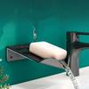Carbon Steel Wall Mounted Soap Holder Black Soap Sponge Creative Soap Dishes  Home