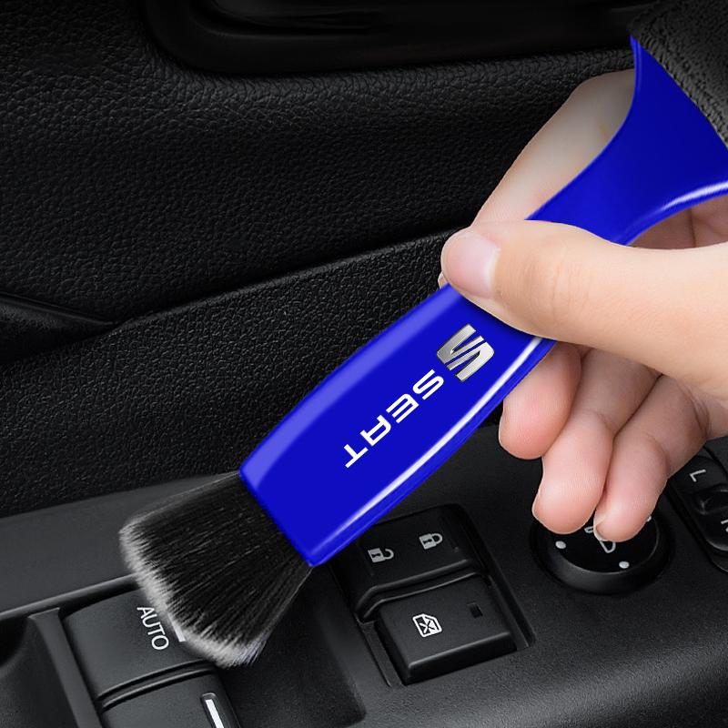 Car Air Conditioner Vent Cleaning Brush Auto Accessories for SEAT Leon FR 5 6 MII Altea 5F Ibiza Toledo Cordoba Alhambra MK3